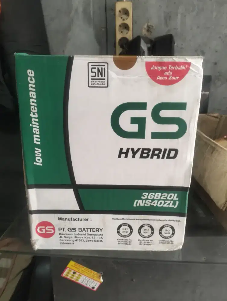 Aki ns 40 zl,siap setater bergaransi di jamin jos