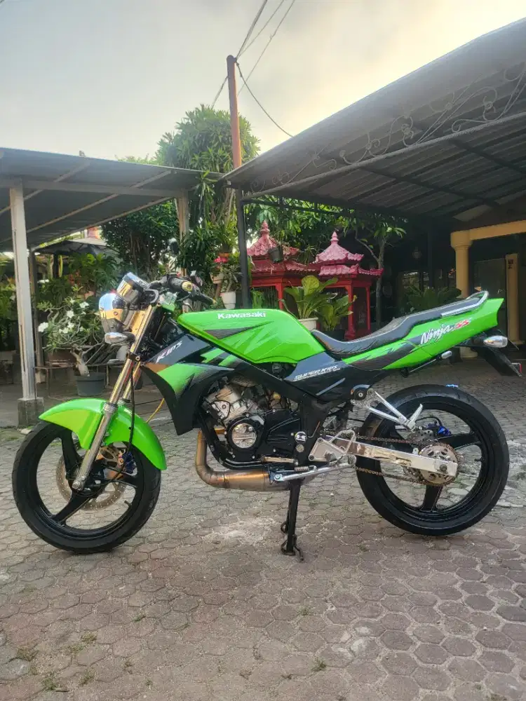 Kawasaki Ninja R Convert SS 2010 Hijau Pajak Panjang Good Condition