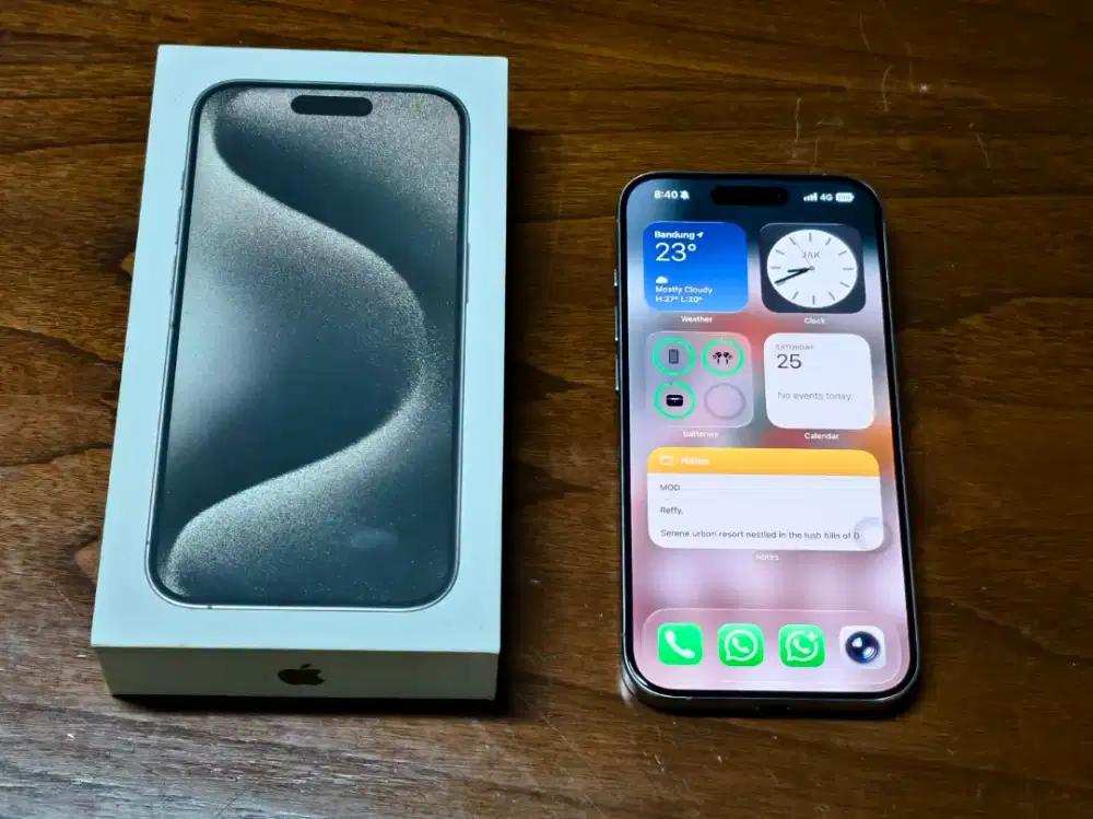 Second iPhone 15 Pro 256GB Mulus