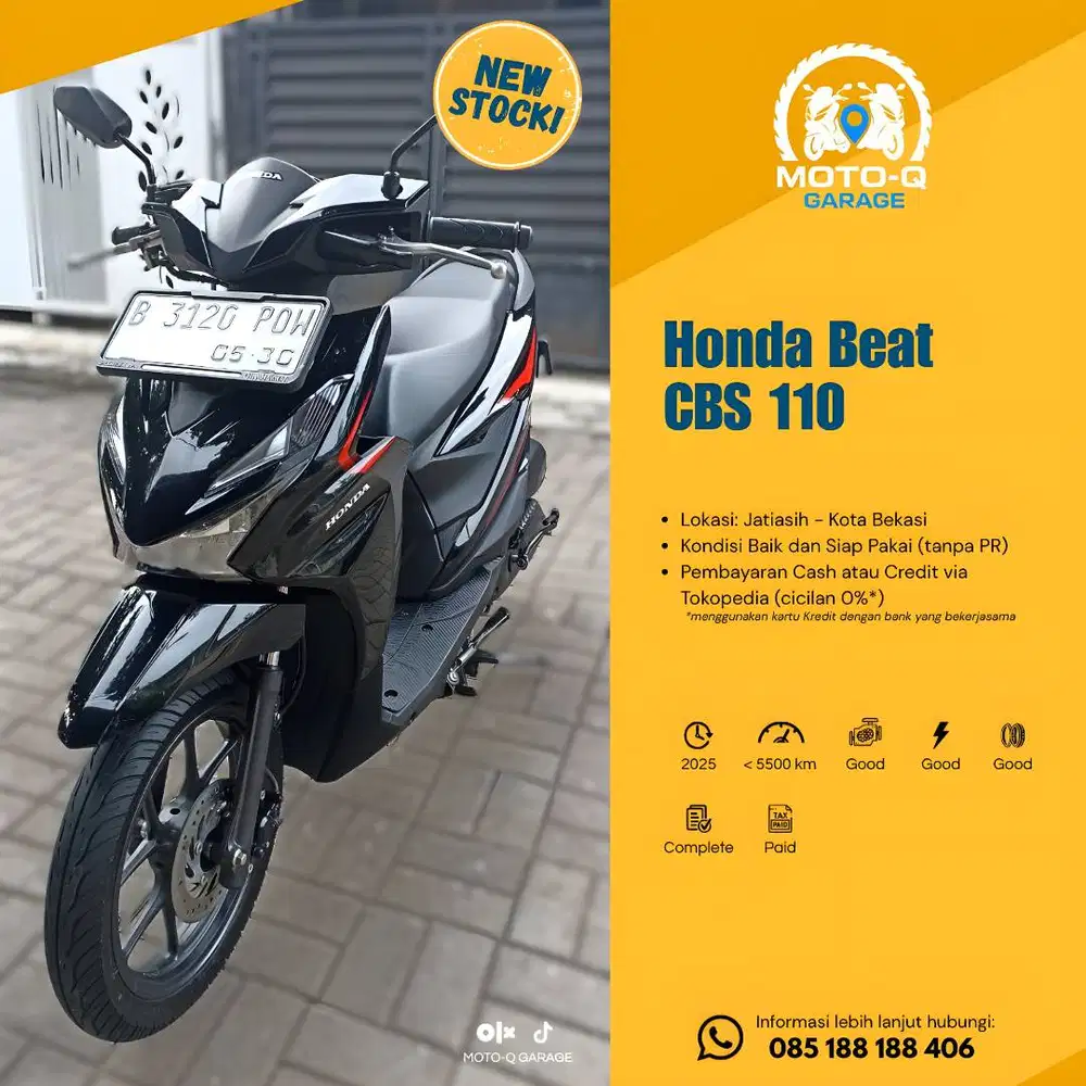 HONDA BEAT CBS 110 TAHUN 2025