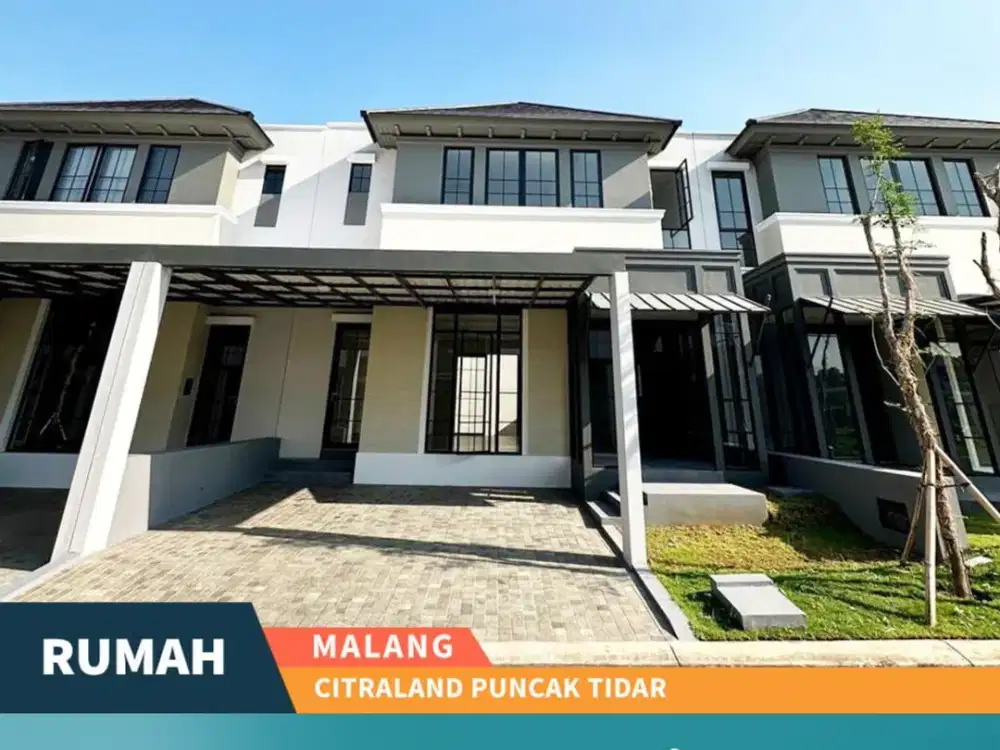 Dijual Rumah 2 Lantai Bangunan Baru Gress di Citraland Puncak Tidar