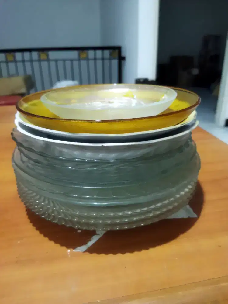 Piring makan beling jadul tebel