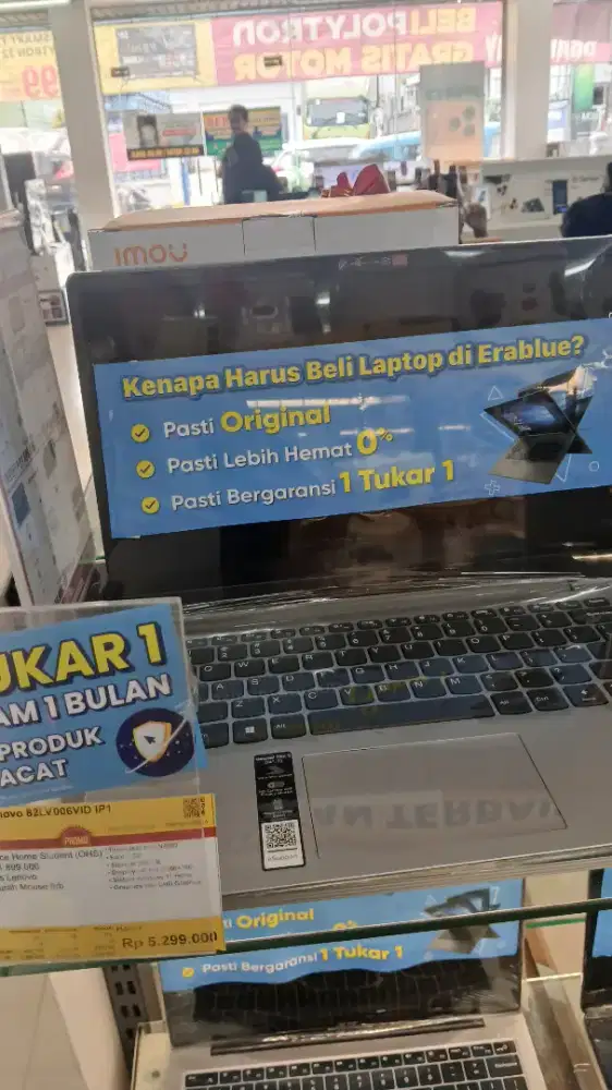 LAPTOP LENOVO 82LV006VID CICILAN KREDIVO ERABLUE CIRENDEU