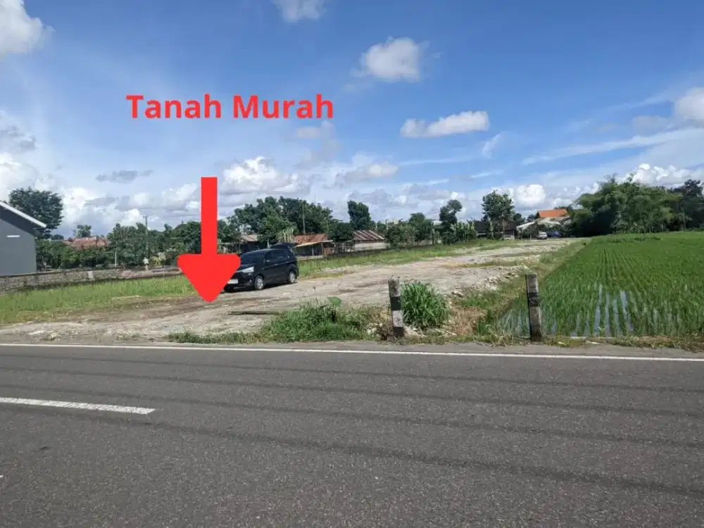 DEKAT GRIYA KUANTAN GODEAN, Tanah Tepi Aspal di Jl Sidokarto Jogja