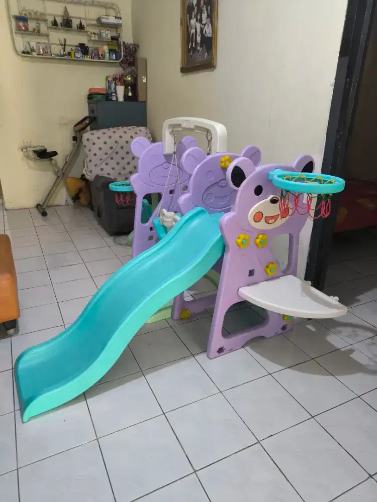 Jual Mini Playground Anak Model Panda 4 in 1 (Merk Labeille)