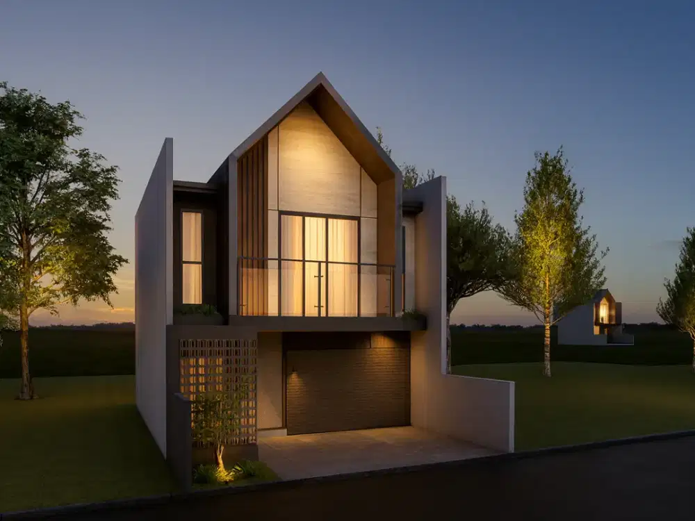 Ngaglik Sleman Jual Rumah Jogja Gaya Arsitektur Scandinavian Type 90