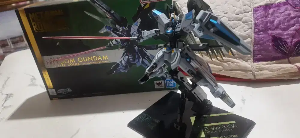 Bandai MRD Metal Robot Spirits Freedom Gundam Real Type  Mulus LikeNew