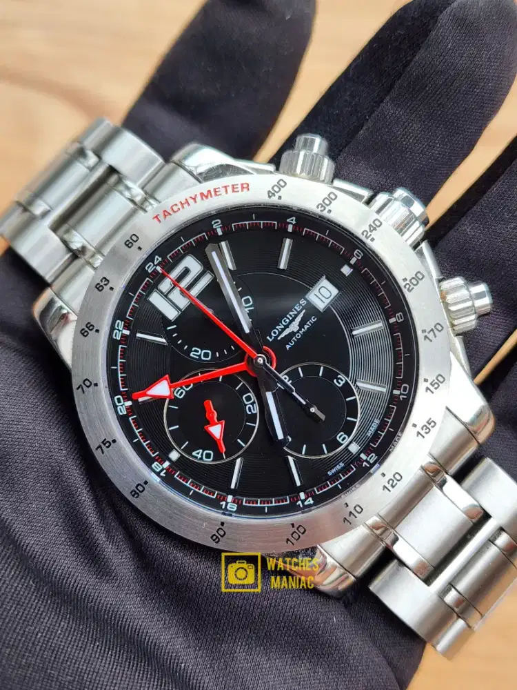 Jam Tangan Rare Original Longines Admiral GMT Chrono Automatic Swiss