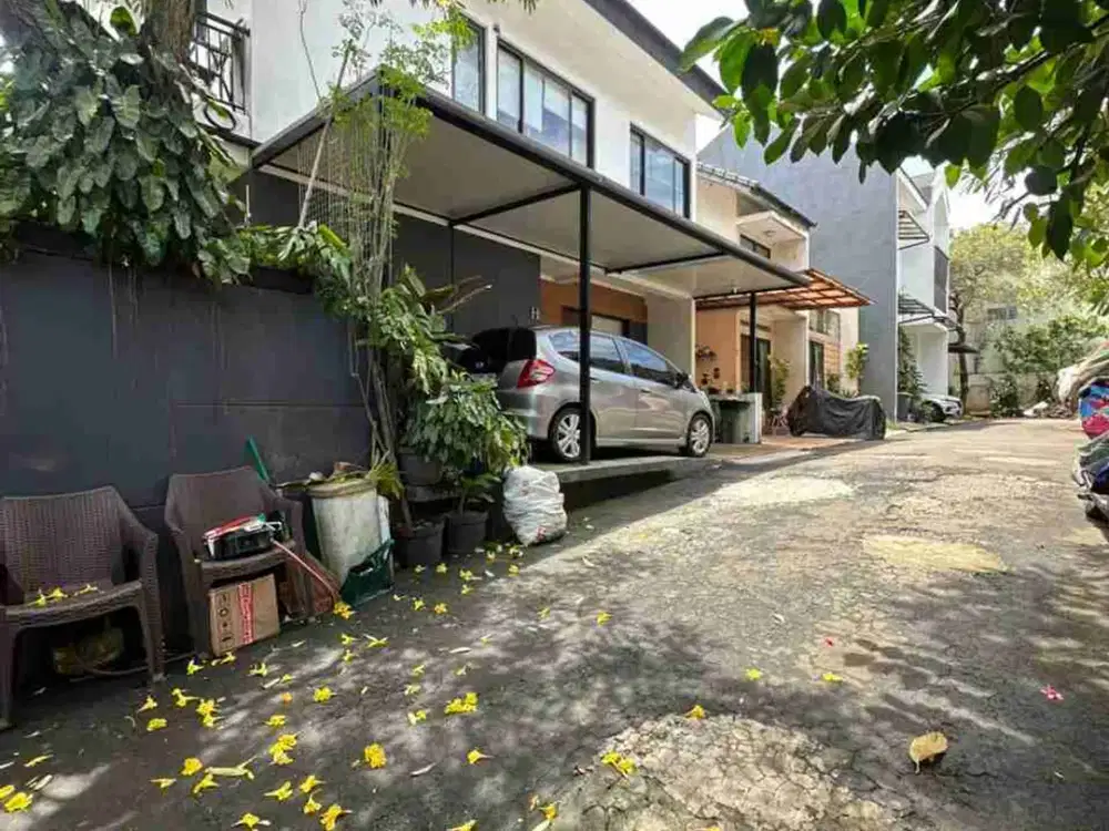Bintaro JakSel Modern Minimalist Tropical House Dalam Cluster Furnished