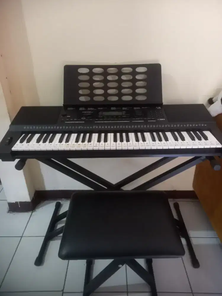Keyboard Medeli M631 Fullset (Adaptor, Stand, Kursi)