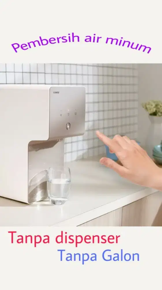 Pembersih air = Pengganti dispenser .. Pengganti galon