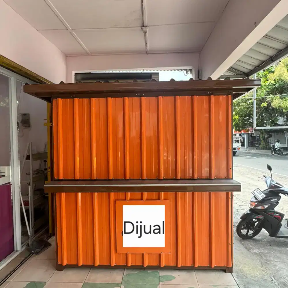 Booth Kontainer Gerobak Container Bekas