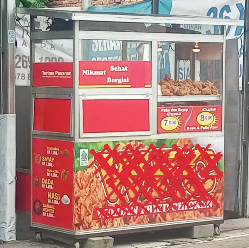 Gerobak fried chicken