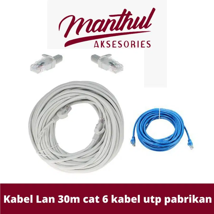 Kabel LAN 30M CAT 6 Kabel Internet