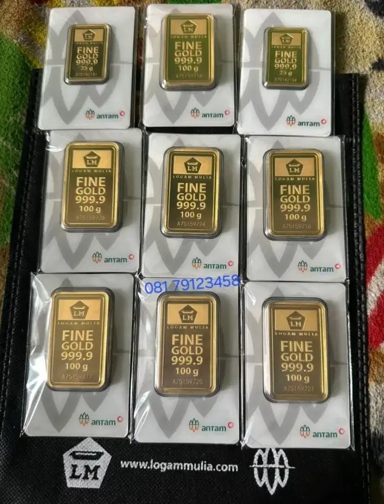 EMAS ANTAM 100 gram Certi Eye 2025 100gr