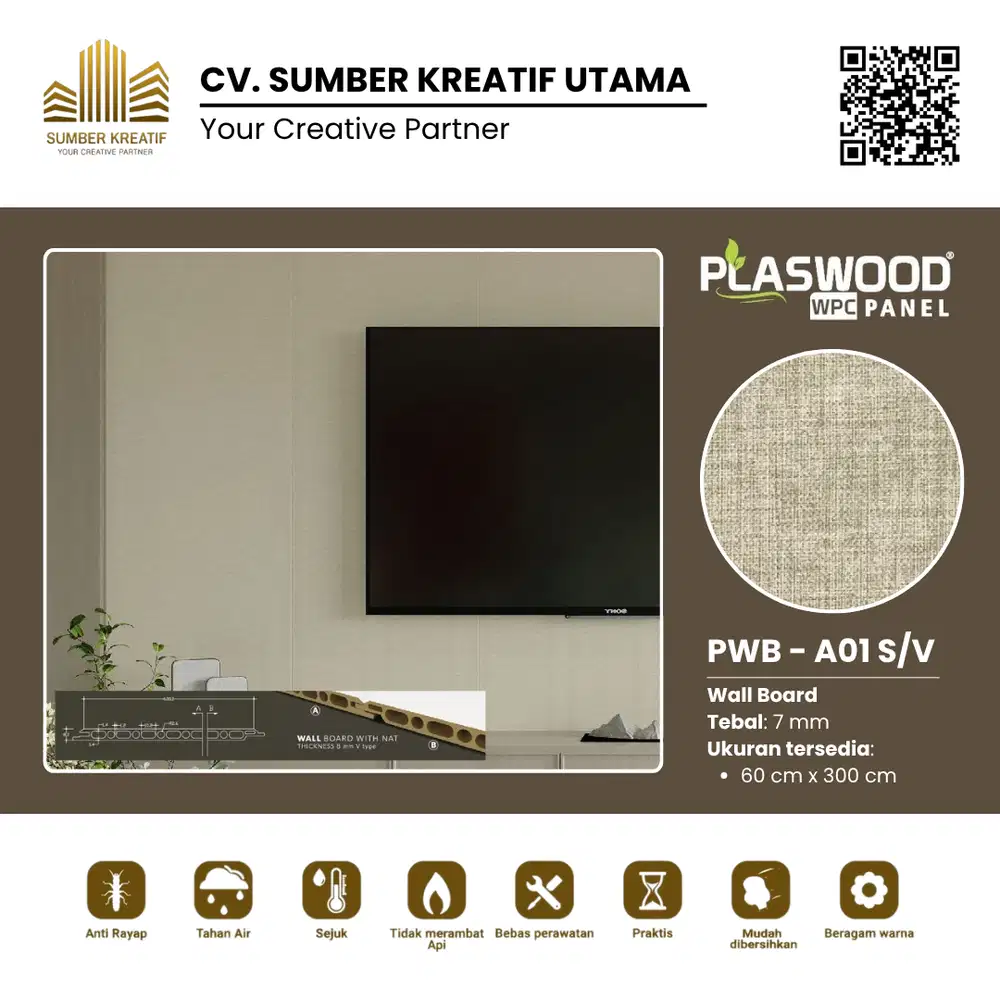 Wallboard Plaswood - PWB