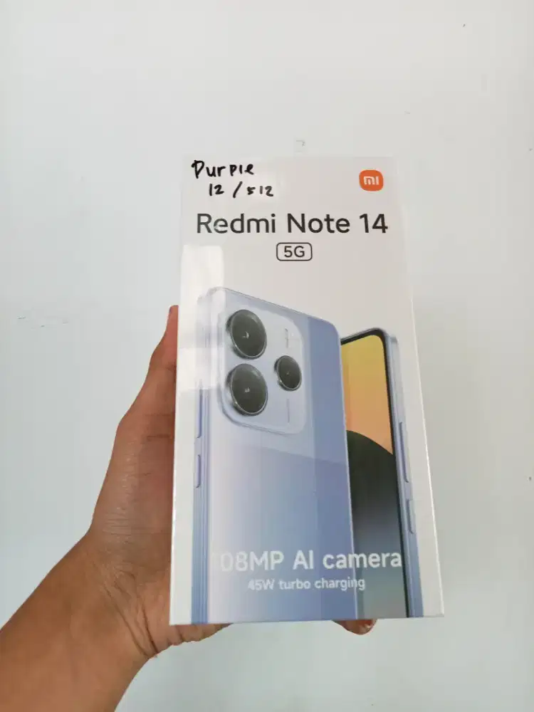 Redmi note 14 5G ram 12/512Gb