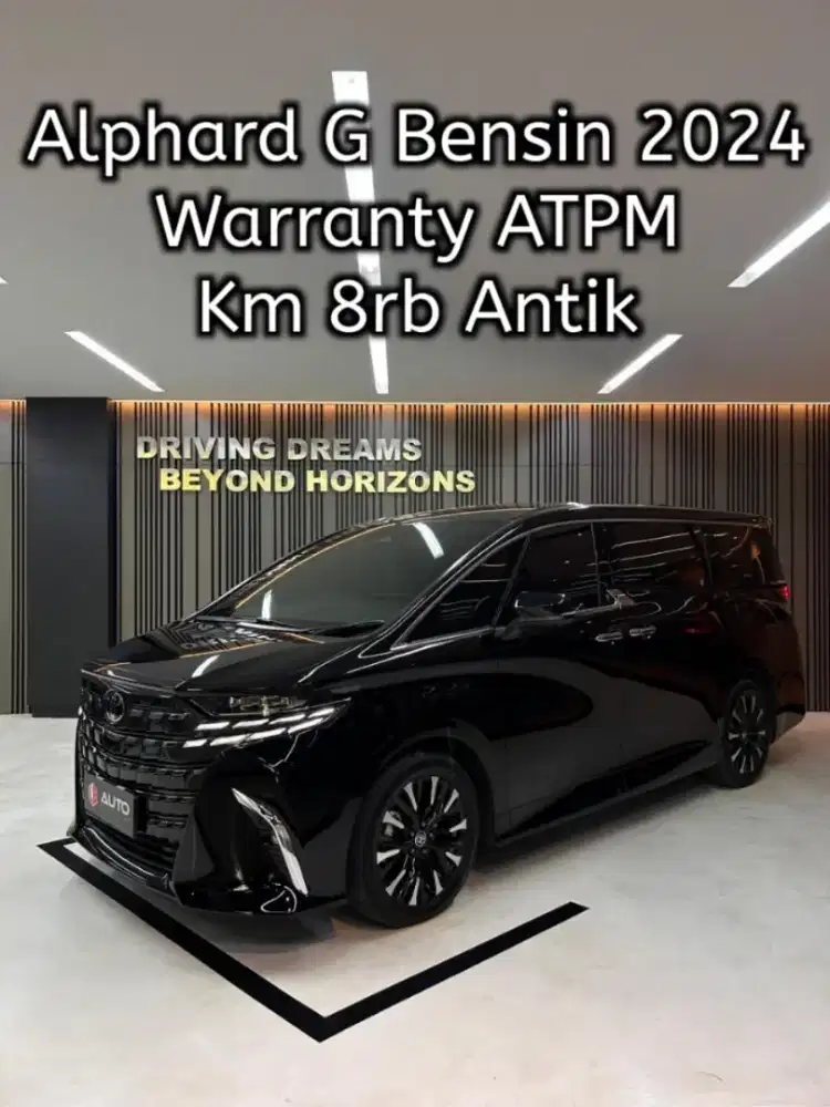 Toyota New Alphard 2.5 G Bensin AT 2023 Hitam