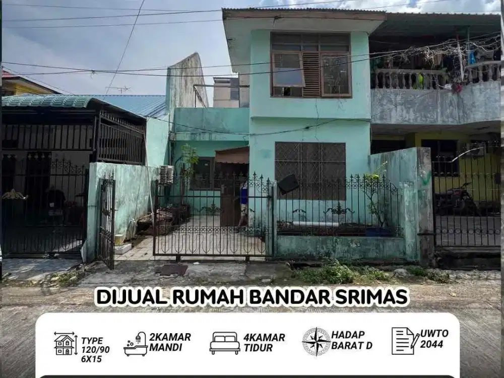 Dijual Rumah Bandar srimas sungai panas