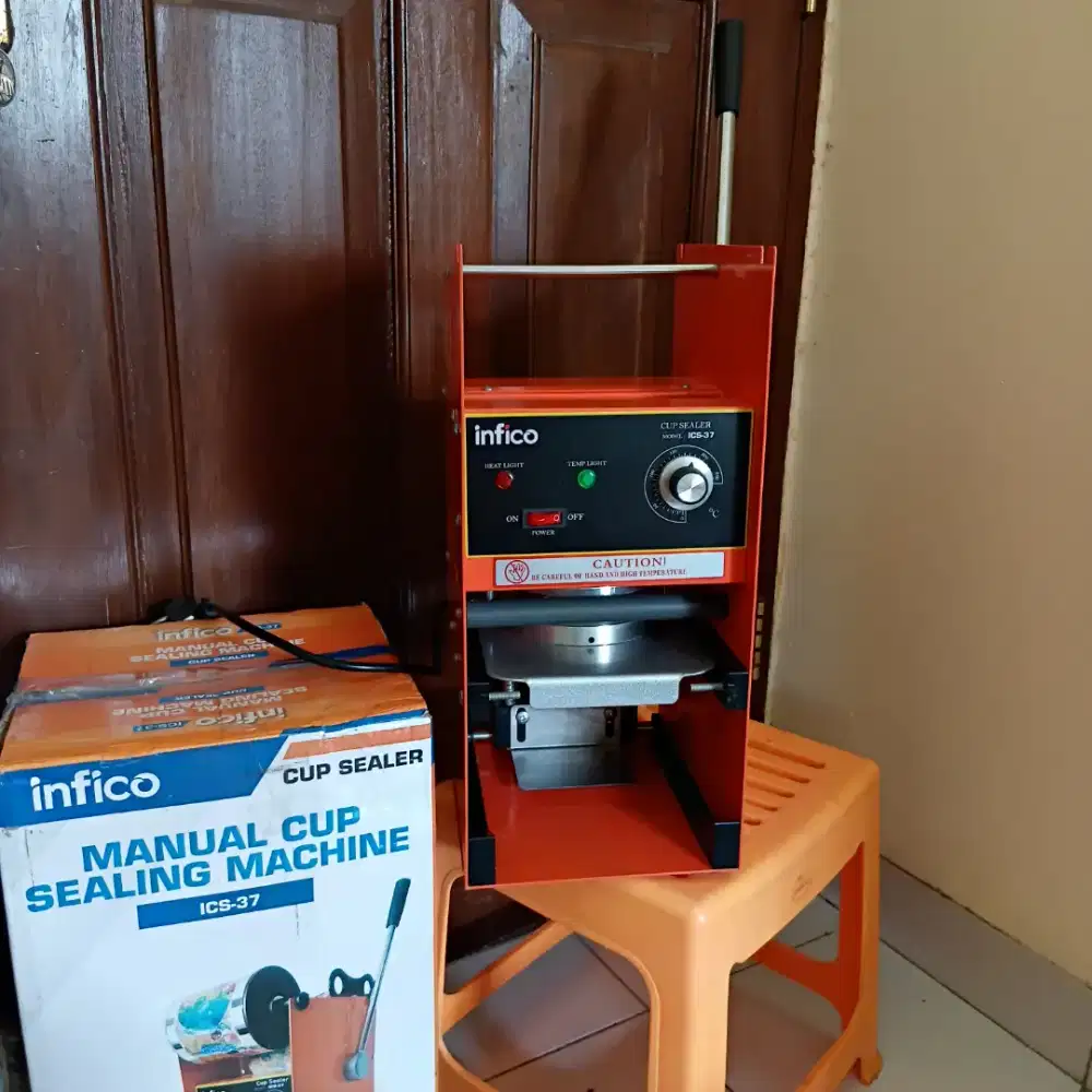 Mesin Cup Sealer Infico Manual  Mesin Press Minuman Cup 12oz -22oz