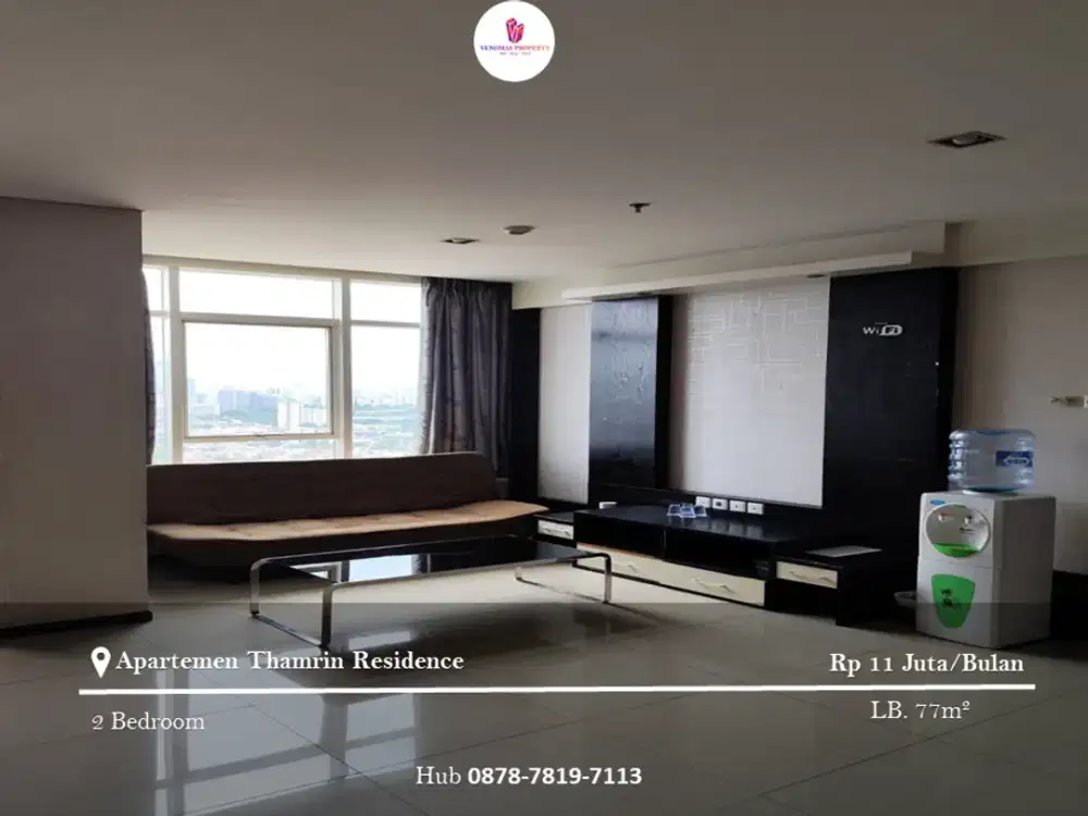 Disewakan Apartement Thamrin Residence Premiere 2BR Full Furnished Tower C