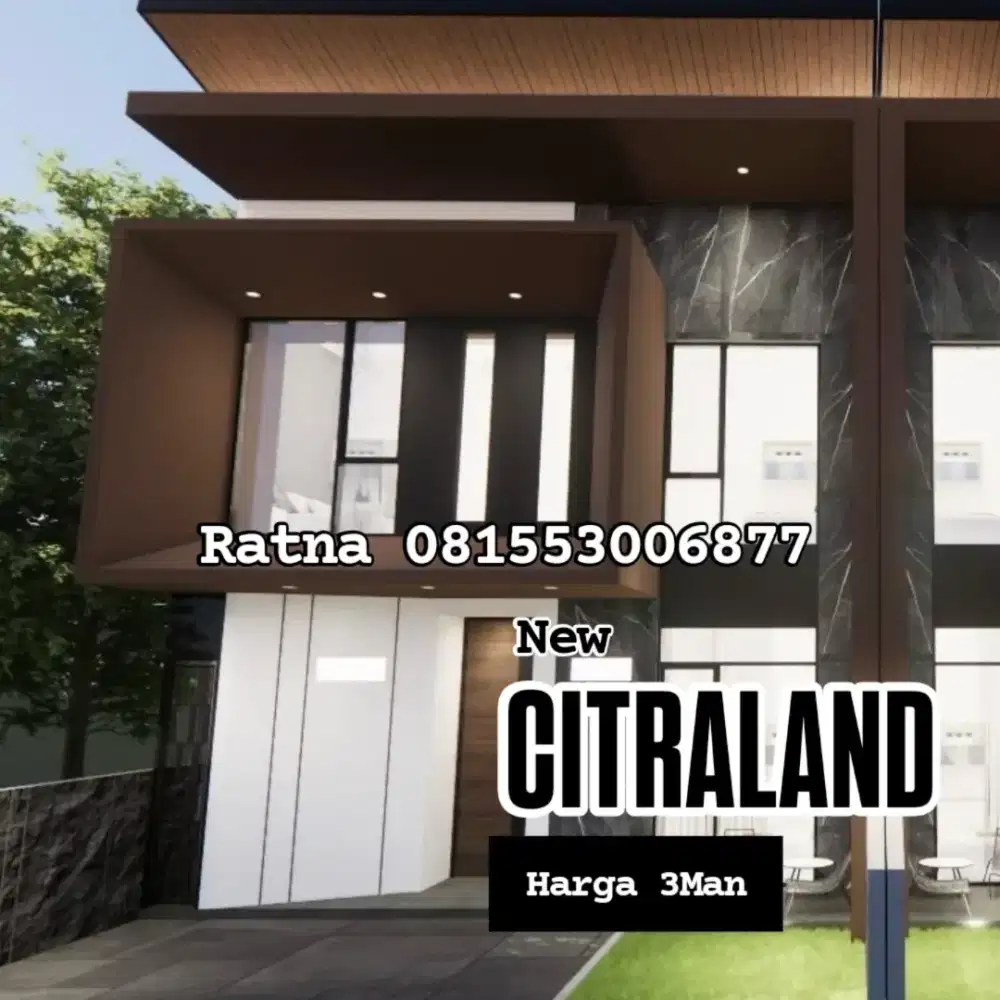 Dijual Rumah Baru Woodland Citraland