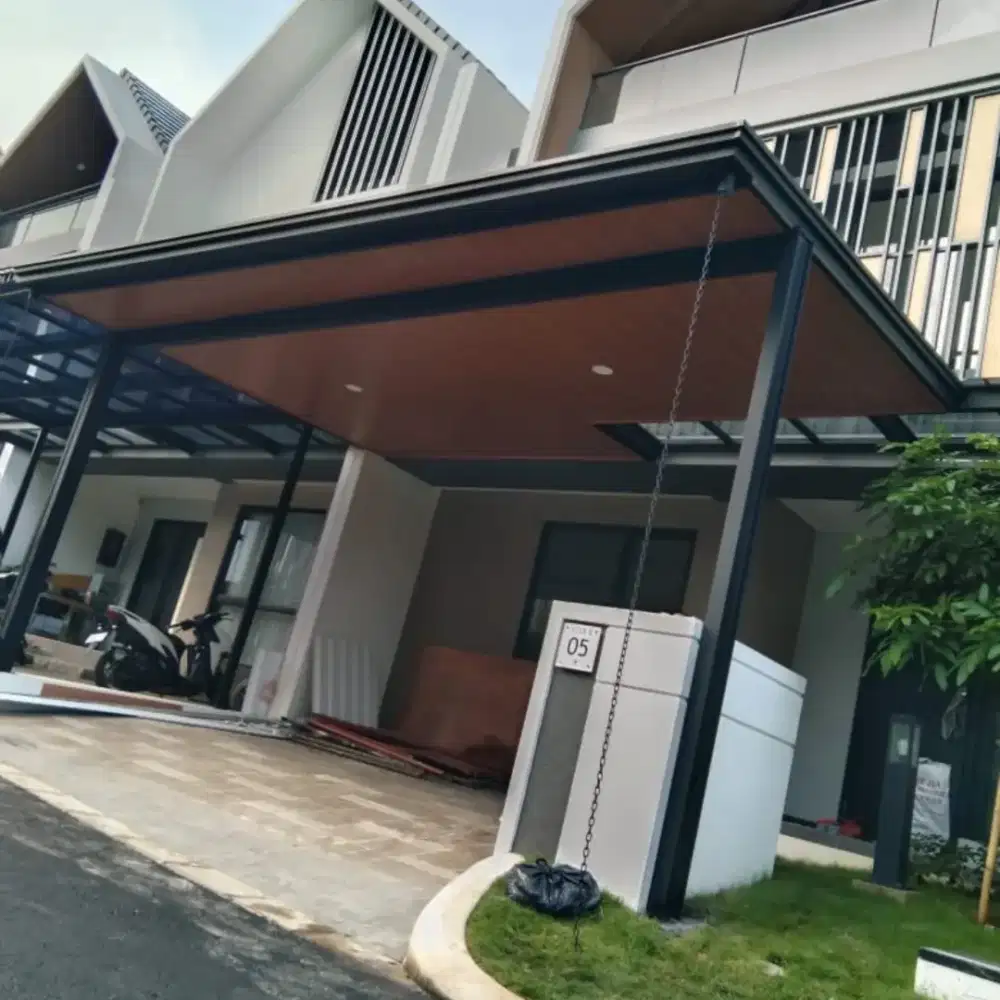 Canopy kaca tempered, alderon, onduline, spandek, twinlite, solarflat