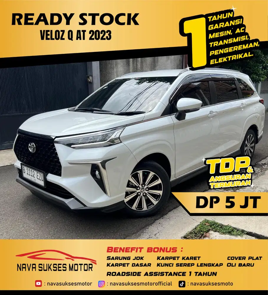 TDP 5 JUTA - VELOZ Q AT 2023