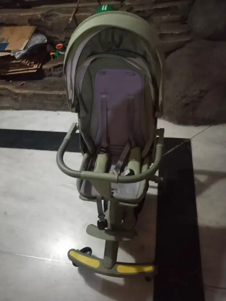 Stroller swire sw-989 3 posisi warna hijau sage