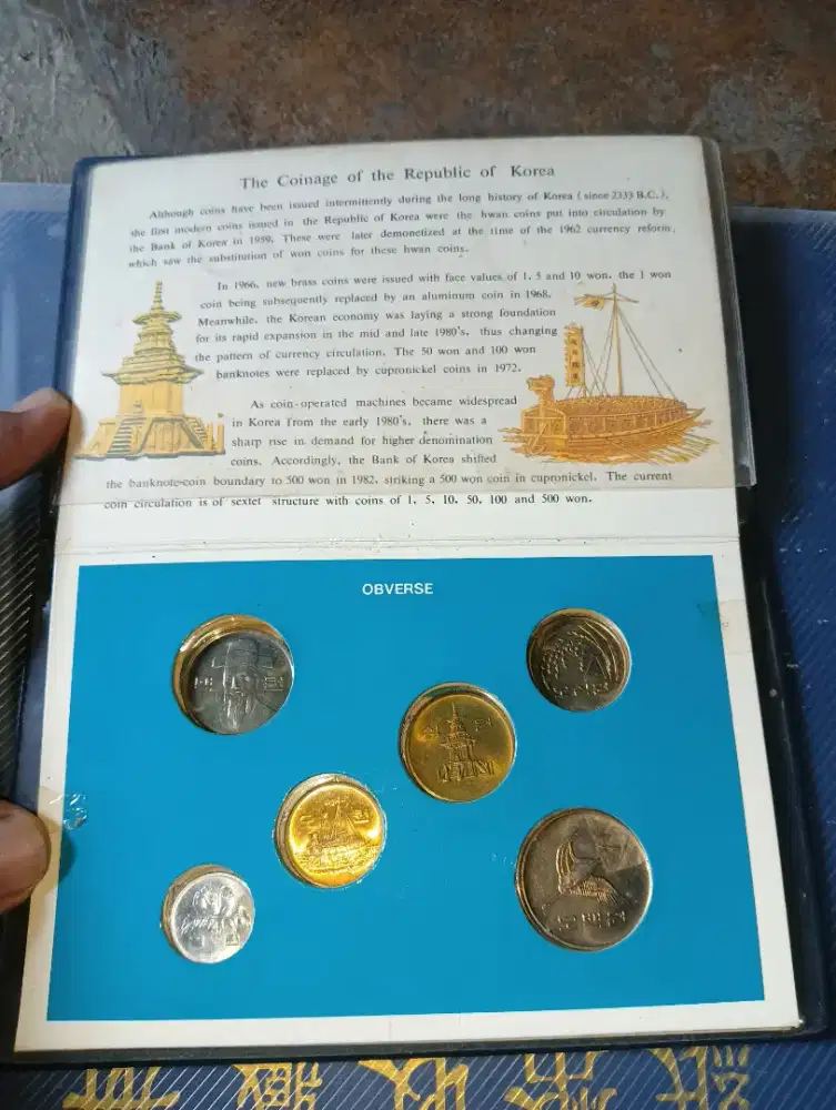 Koin kuno korea satu set