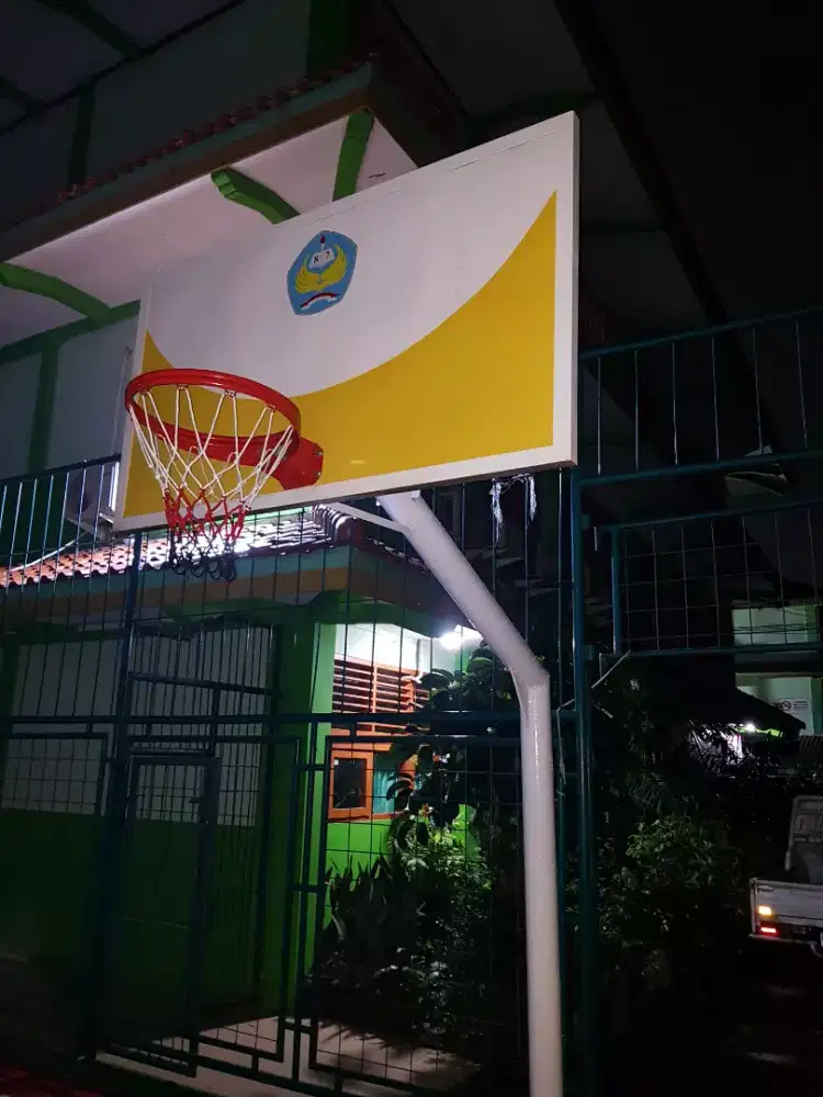Papan basket smp plat besi