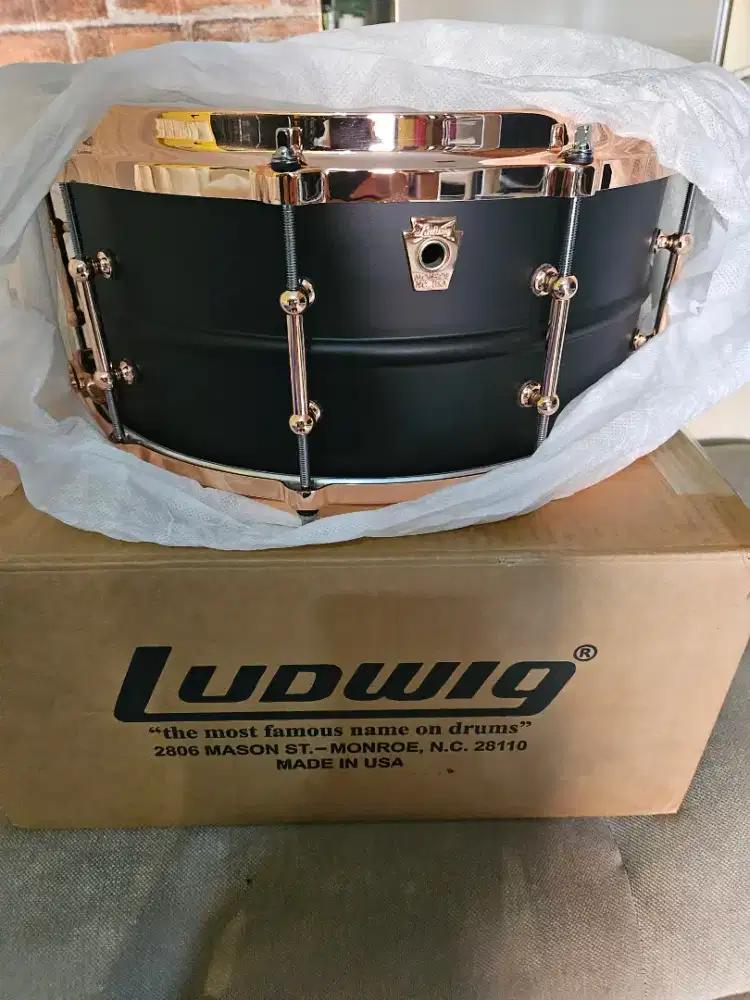 Snare Ludwig black beauty hot rod 14x6,5