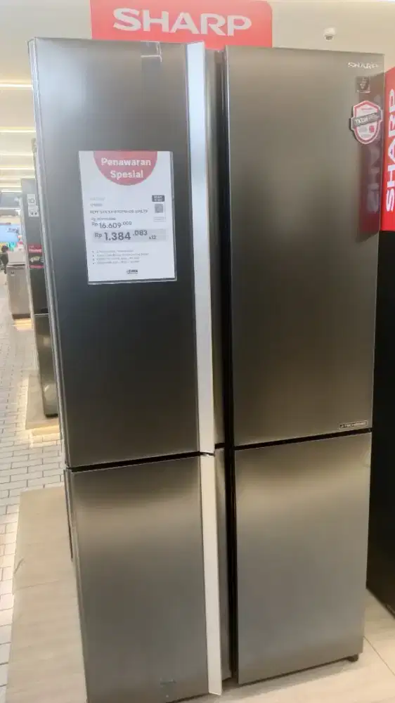 KULKAS SHARP 4 PINTU 639LTR