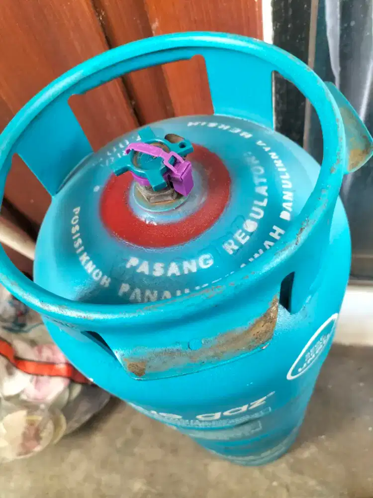 Tabung Blue Gas 5,5 kg dan Isinya Segel, Baru.