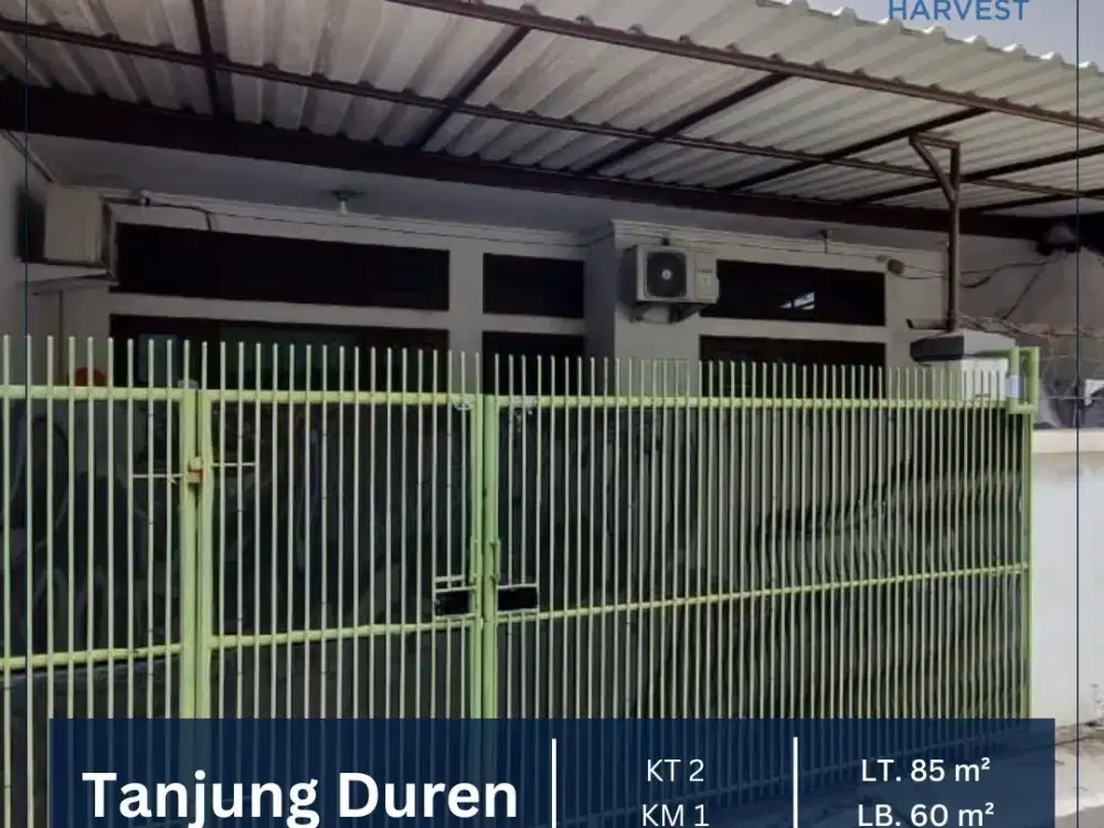 DIJUAL MURAH RUMAH TINGGAL SIAP HUNI TANJUNG DUREN JAKARTA BARAT