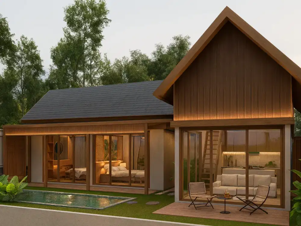 Jalan Kaki ke Kopi Klothok, Villa 3 Kamar + Private Pool Pribadi