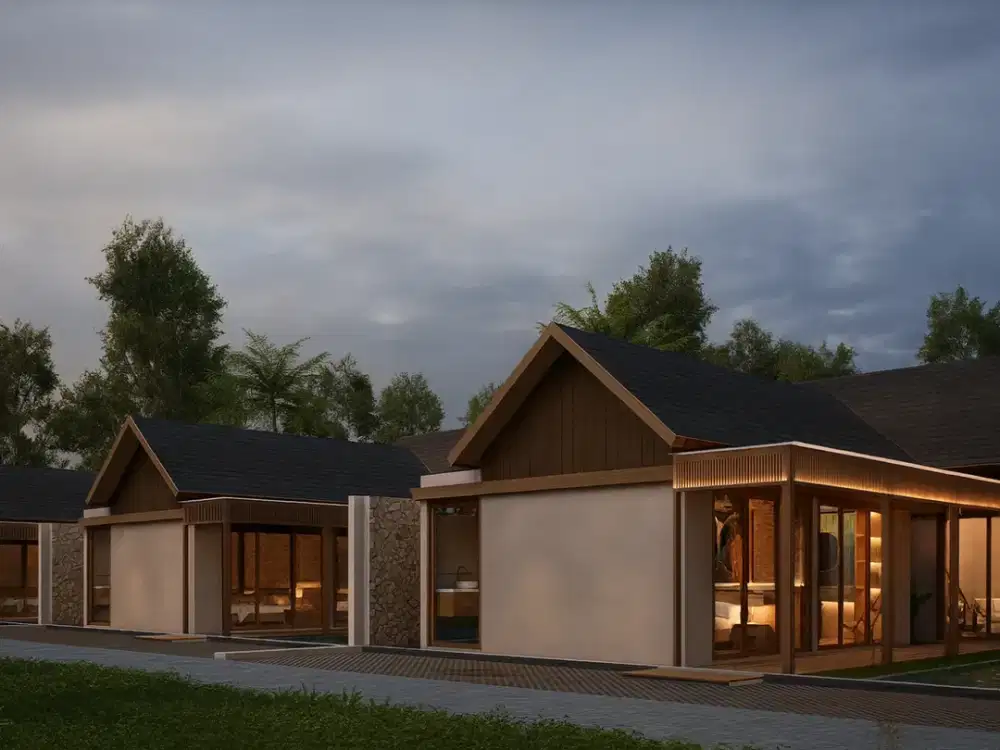 Sebelah Kopi Klothok, Lokasi Langka: Villa 3 Kamar (Mezzanine)