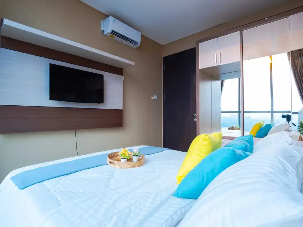 Sewa Bulanan Apartemen 2 Kamar Tidur di GP Plaza Slipi - Jakarta Barat