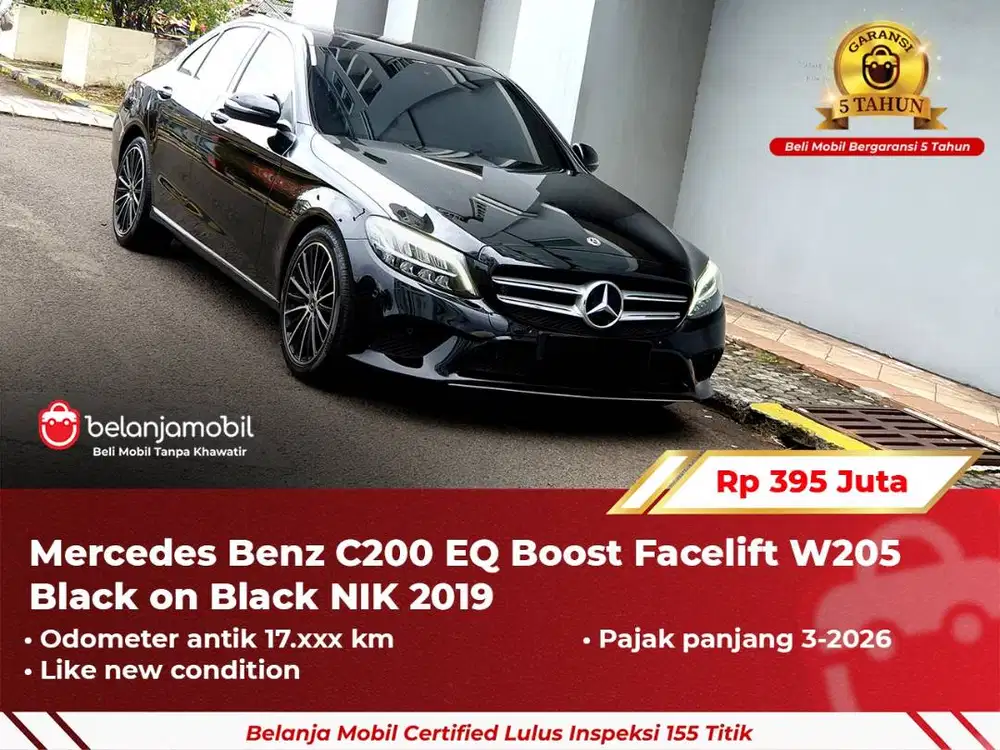 [ GARANSI 5TH ] Mercedes Benz Mercy C200 C 200 EQ Boost W205 2019/2020
