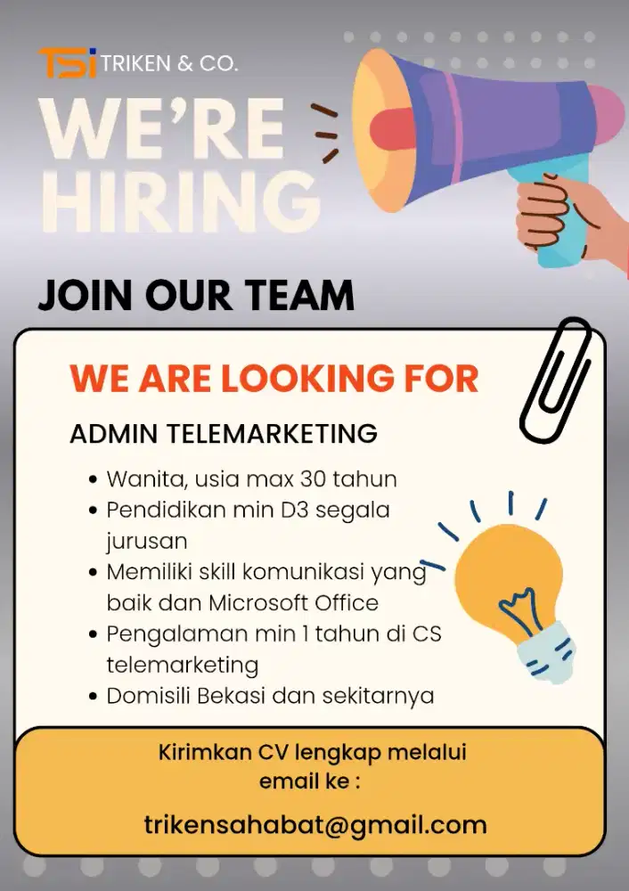 Admin Telemarketing