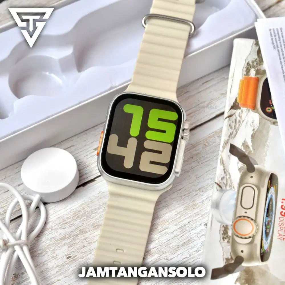 SMARTWATCH T8 ULTRA PRIA WANITA MURAH FULLFITUR CONNECT ANDROID IPHONE