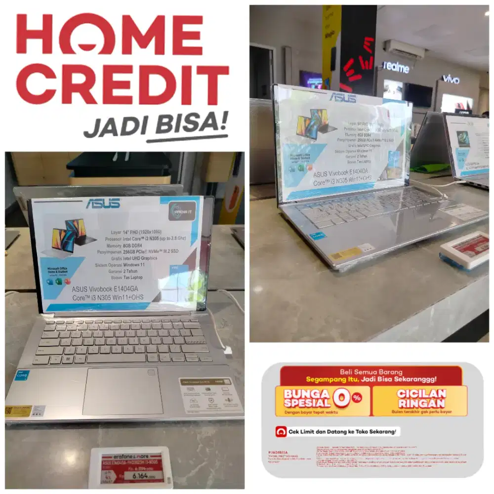 PROMO LAPTOP ASUS VIVOBOOK. CORE i3 MEMORI 8/256GB