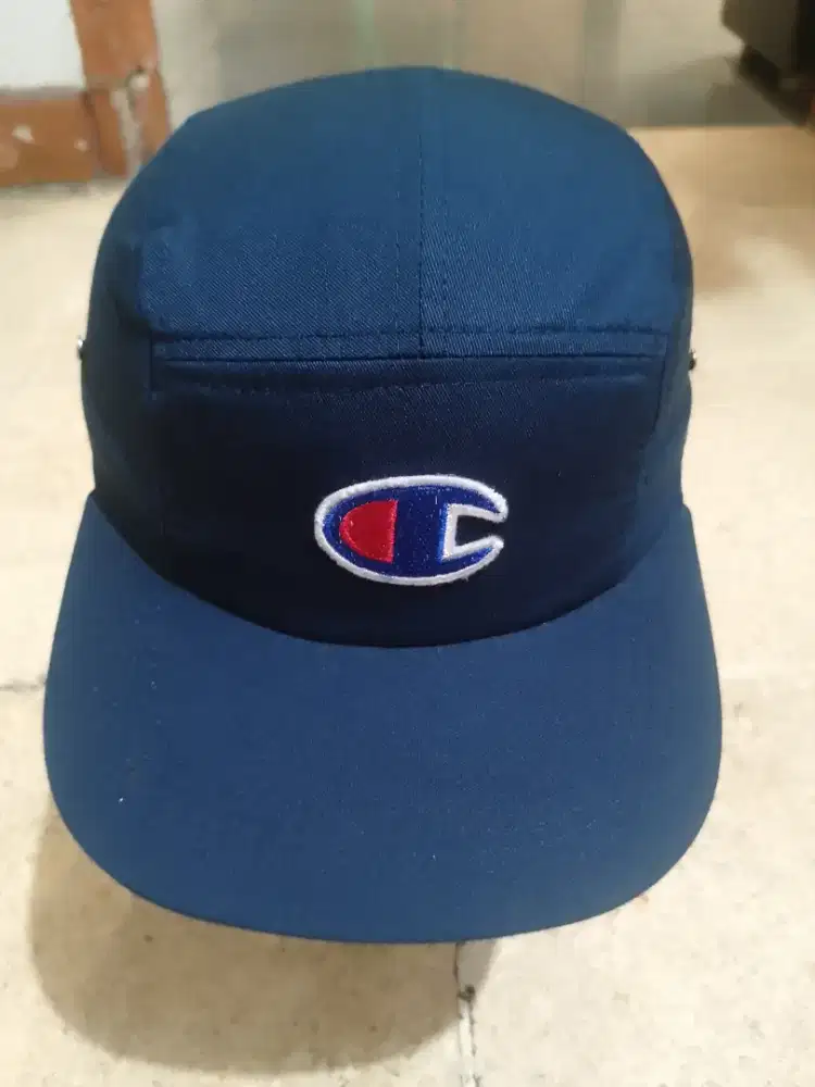 Topi Champion original 5 panel second bekas