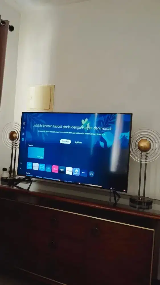 Smart TV samsung 50 inch kondisi normal