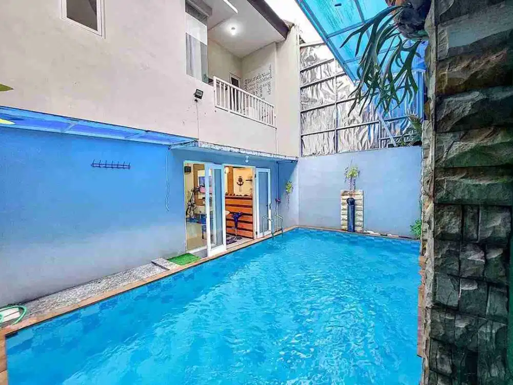 villa bagus 2 lt full furniture di dewi sartika depan jatim park museum angkut dan sangat dekat ke alun alun batu