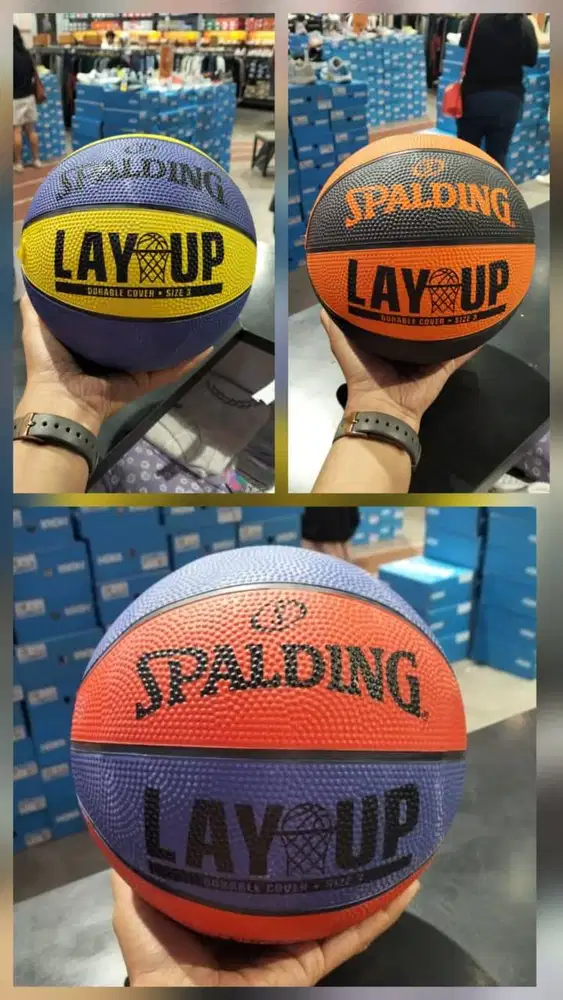 SPALDING - Bola Basket / Mini Ball - Size 3 Original 100%