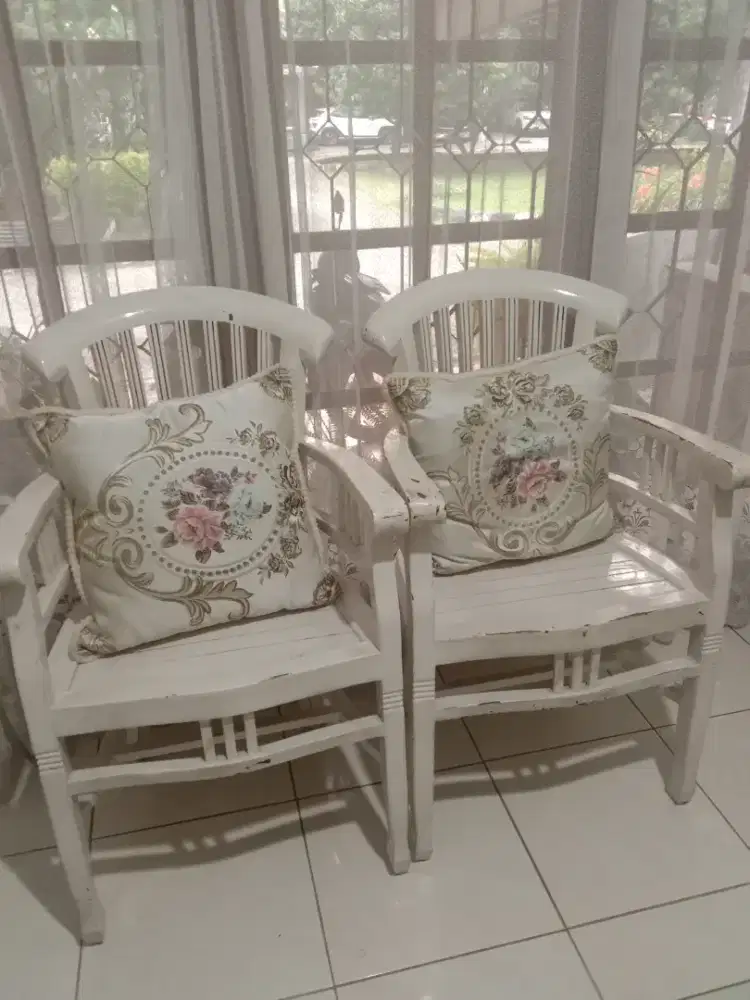 KURSI JATI KOKOH 2 PCS