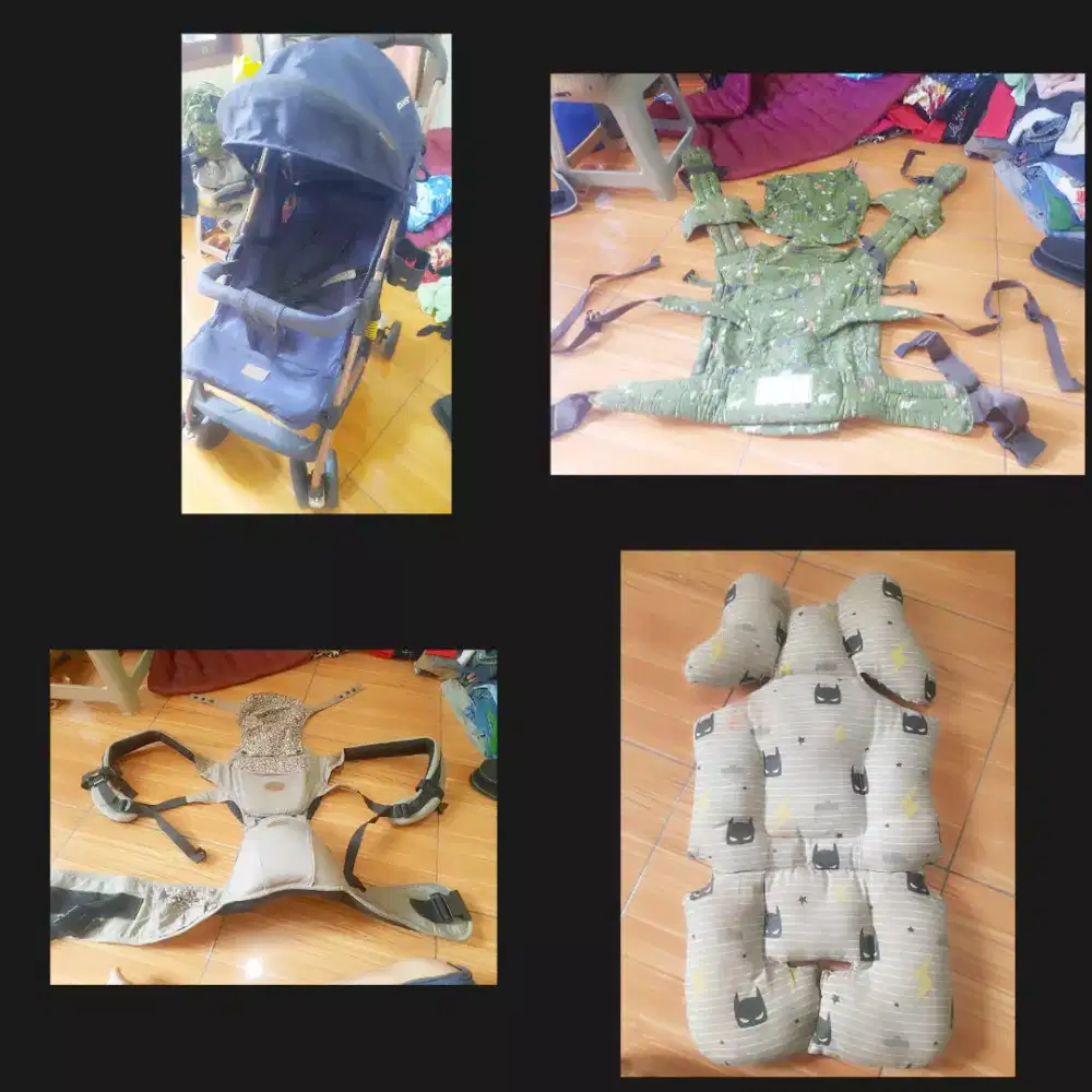 Jual Cepat Stroller Hola Set Alasnya Dan Hipseat Bekas