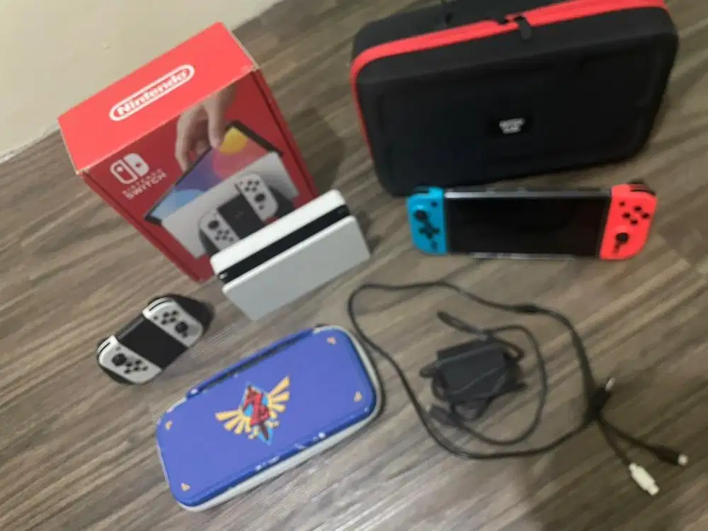 Jual Murah 1 set Nintendo Switch Oled OFW full Set