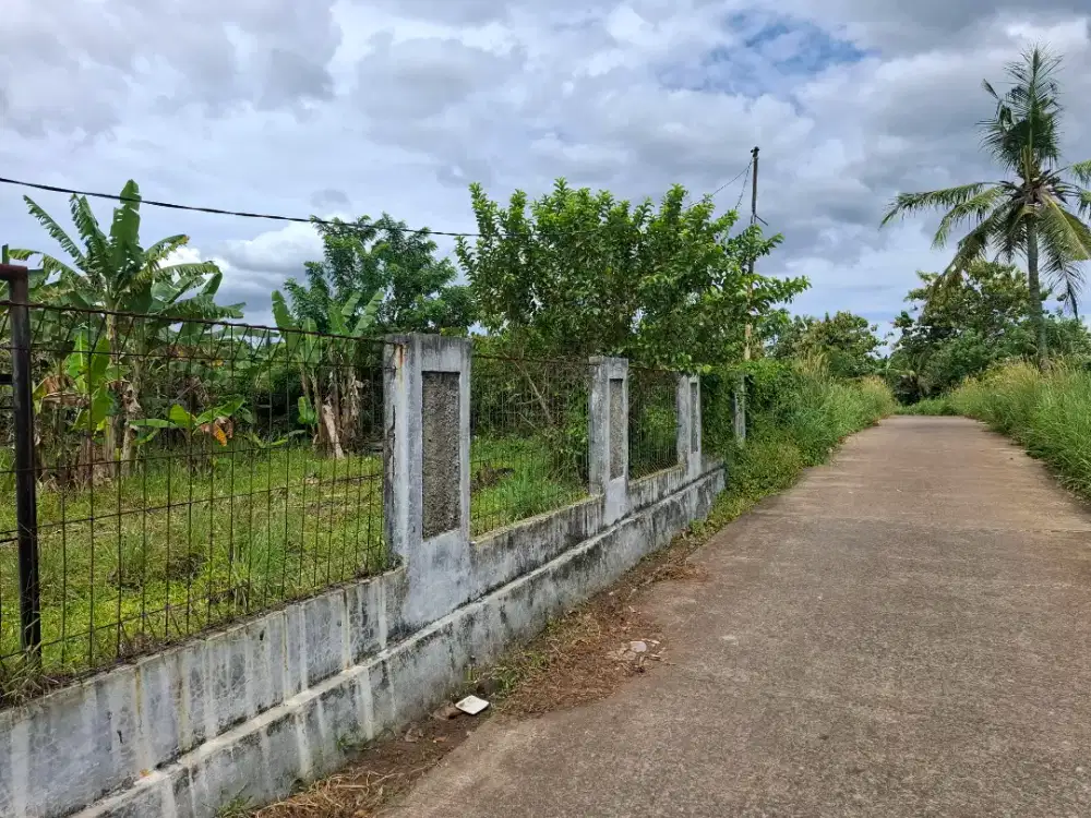 Dijual tanah ada vilanya